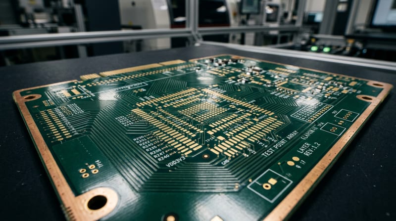 Многослойная печатная плата с ENIG-покрытием и мелкой топологией — изготовление PCB под серию