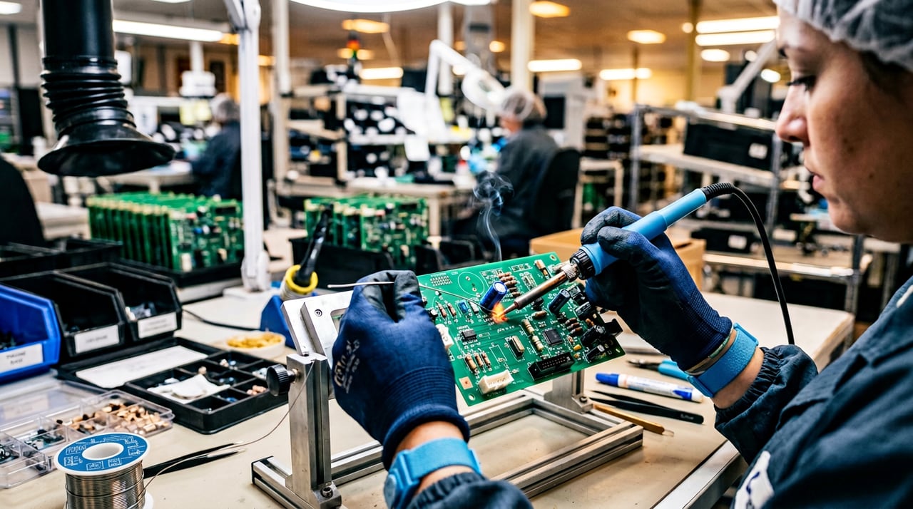 Выводной монтаж плат (THT)