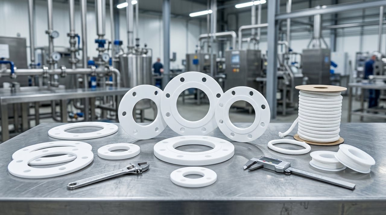 Прокладки из PTFE — фторопласт для агрессивных сред