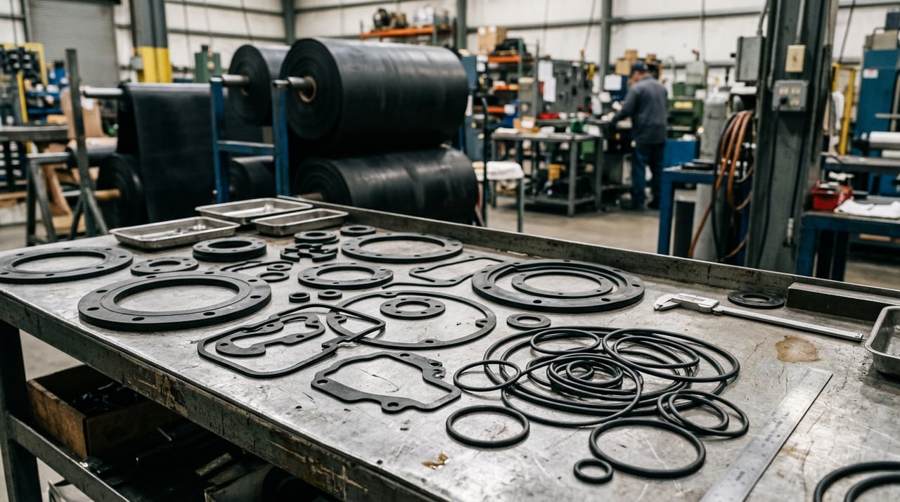 Прокладки из резины по чертежу